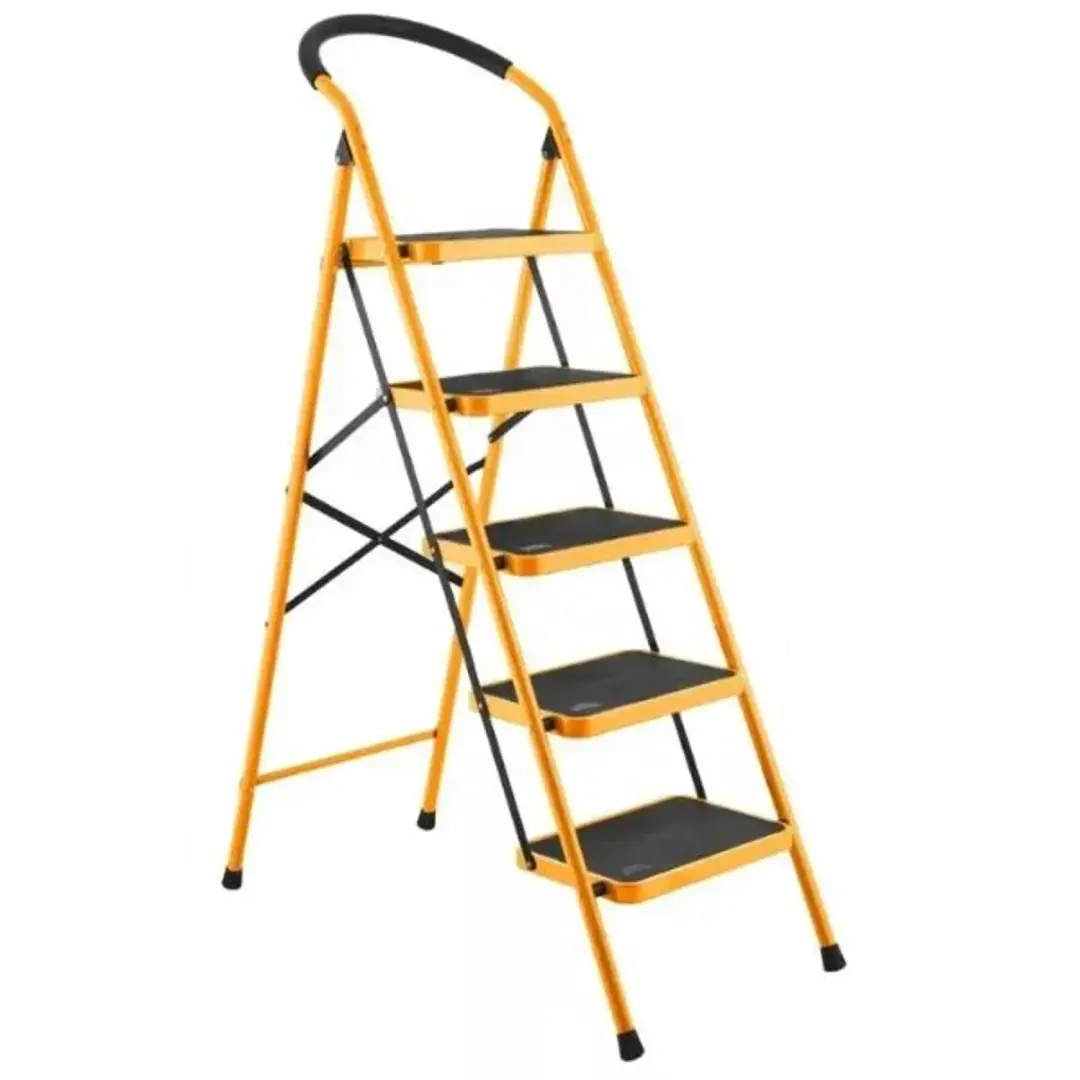 ESCALERA DE ACERO 5 PELDAÑOS CAP 150KGS
