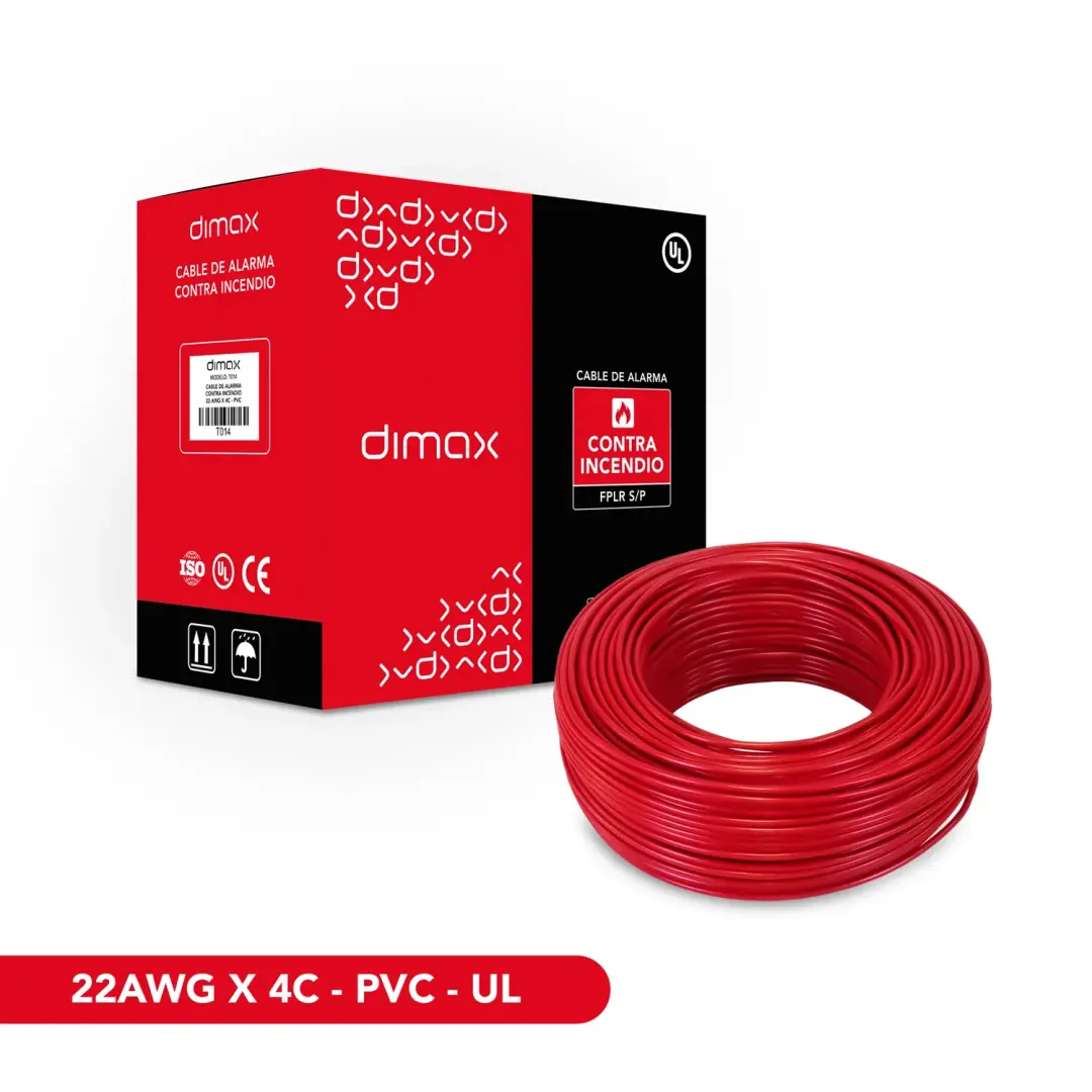 CABLE CONTRA INCENDIO 22AWGX4C-PVC