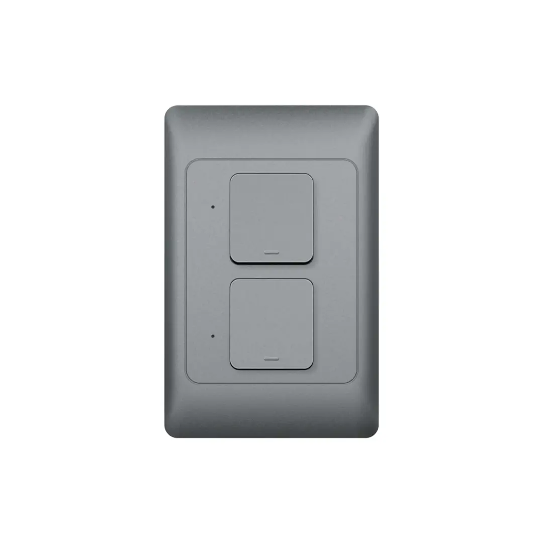 INTERRUPTOR SMART GRIS WIFI 2 TOMAS