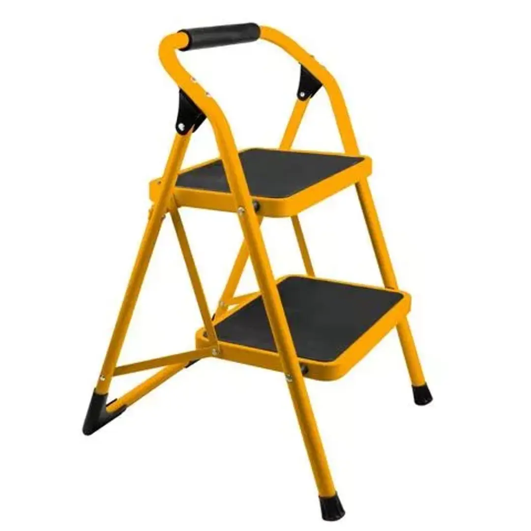 ESCALERA DE ACERO 2 PELDAÑOS CAP 90KGS