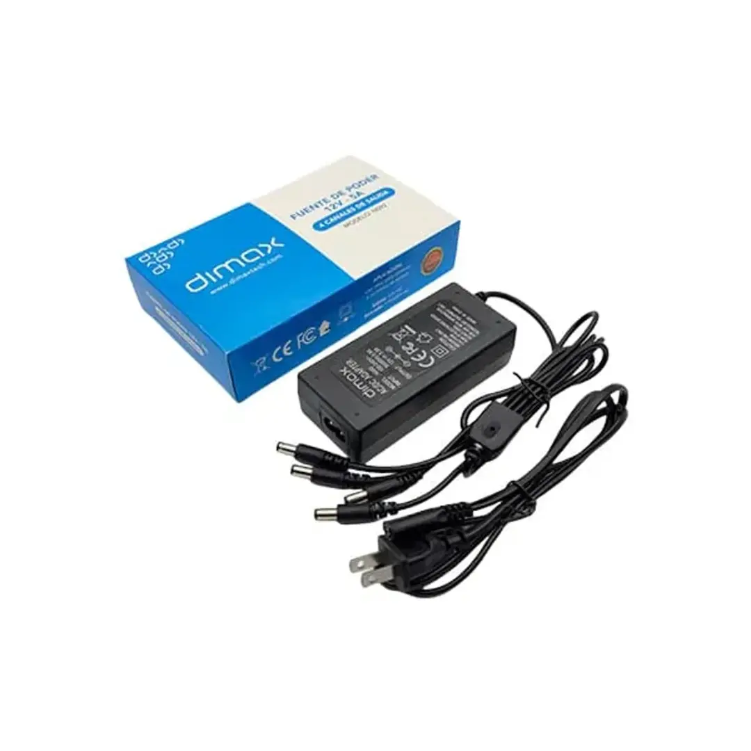 FUENTE DE PODER 12VDC 5A *4 SALIDAS