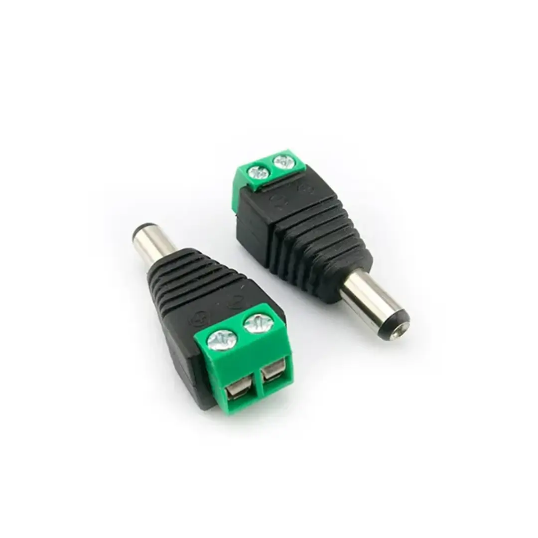 PLUG DC CON BORNERA *BOLSA 10PCS *MACHO